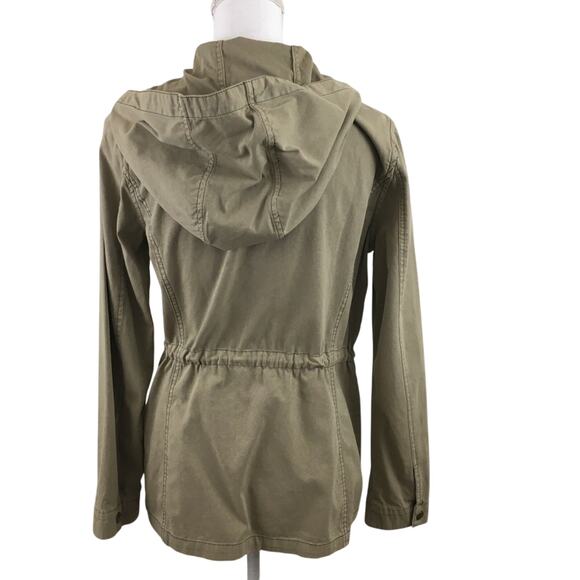 Forever 21 Hoodie Utility Jacket 100% Cotton Size Small - Picture 8 of 8